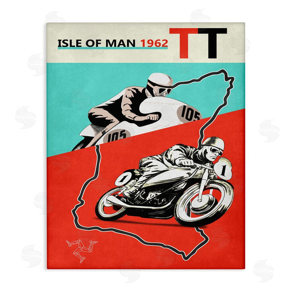 stupell industries Mark Rogan | European Grand Prix Advertisement Motorcycle Wall Art