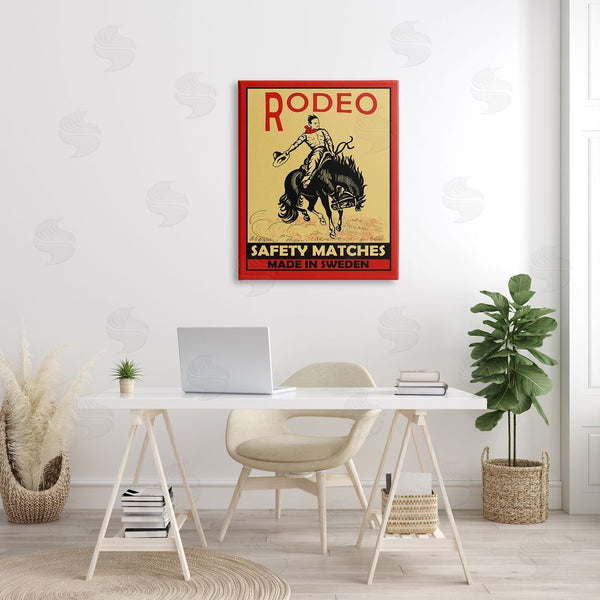 Stupell Industries Mark Rogan | Rodeo Safety Matches Cowboy Wall Art