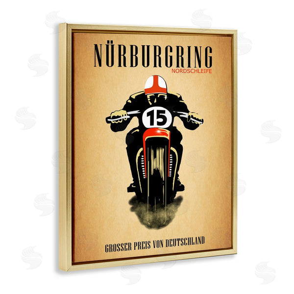 Stupell Industries Mark Rogan | Vintage German Motorcycle Advertisement