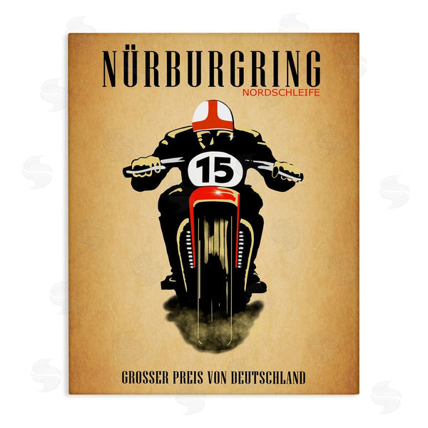 stupell industries Mark Rogan | Vintage German Motorcycle Advertisement