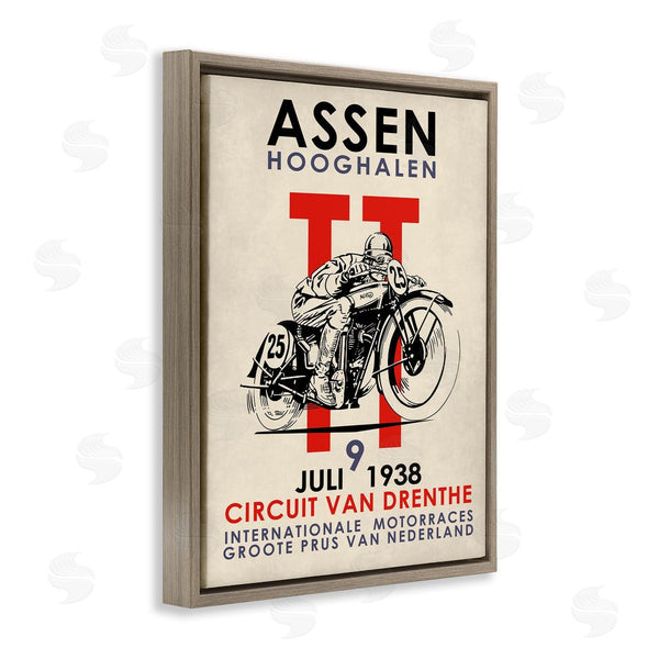 Stupell Industries Mark Rogan | Vintage Motorcycle Racing Circuit