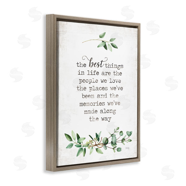 Stupell Industries Marla Rae | Best Things In Life Sentiment