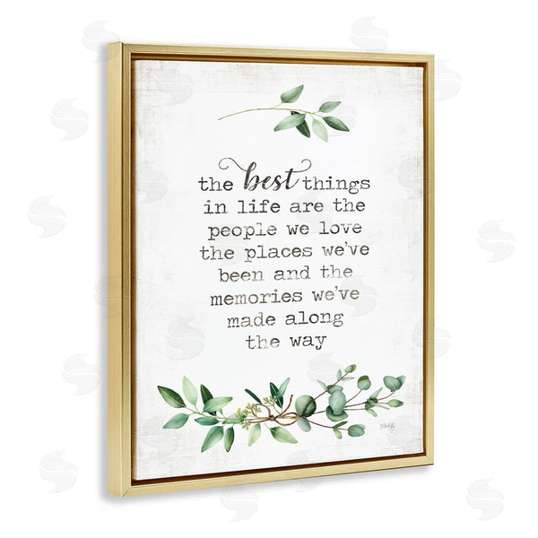 Stupell Industries Marla Rae | Best Things In Life Sentiment