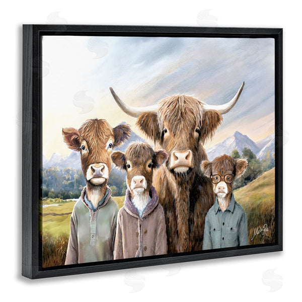 Stupell Industries Marla Rae | Cattle Family Portrait