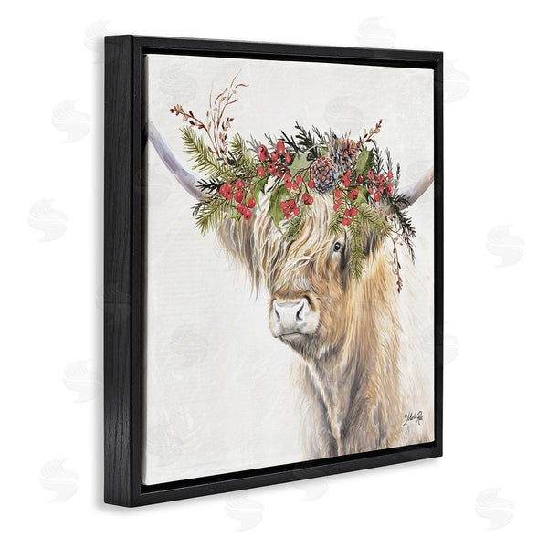 Stupell Industries Marla Rae | Cattle With Seasonal Berries