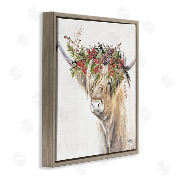 Stupell Industries Marla Rae | Cattle With Seasonal Berries