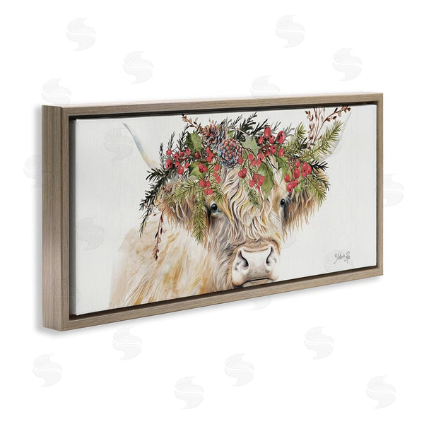 Stupell Industries Marla Rae | Cattle With Seasonal Berries Wall Art