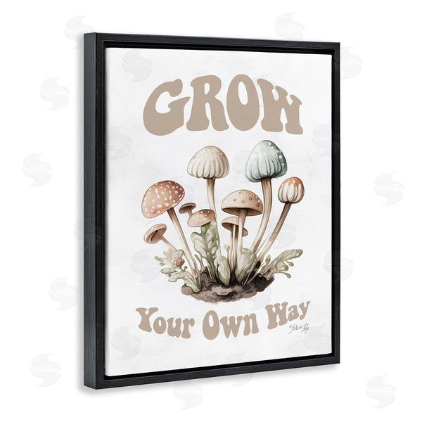 Stupell Industries Marla Rae | Groovy Mushrooms Grow Phrase Wall Art