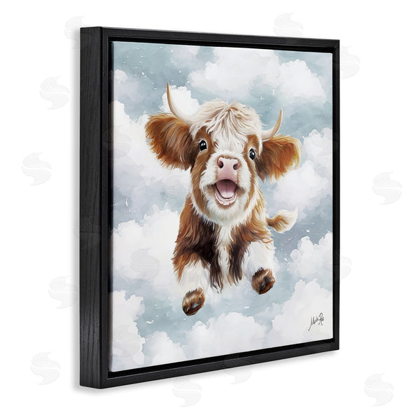 Stupell Industries Marla Rae | Happy Cow Calf In Clouds