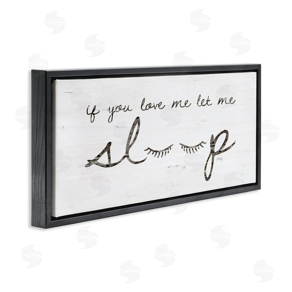 Stupell Industries Marla Rae | Let Me Sleep Phrase With Eyelashes