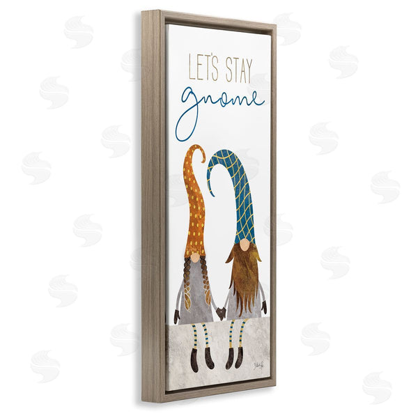 Stupell Industries Marla Rae | Lets Stay Gnome Pun Mythological Creatures