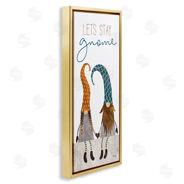 Stupell Industries Marla Rae | Lets Stay Gnome Pun Mythological Creatures