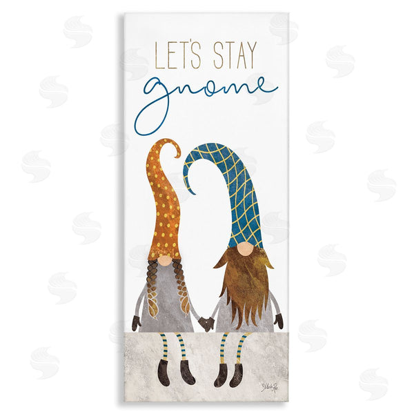 stupell industries Marla Rae | Lets Stay Gnome Pun Mythological Creatures