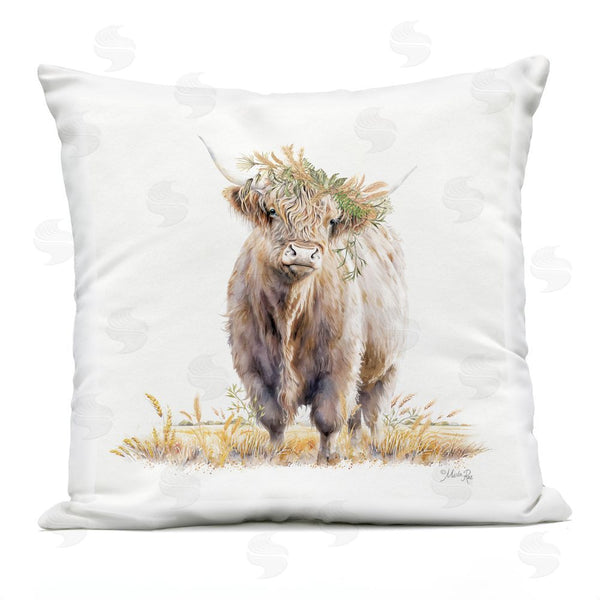 Stupell Industries Marla Rae | Ollie The Highland Cattle Throw Pillow