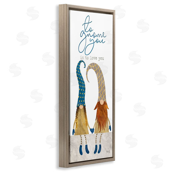 Stupell Industries Marla Rae | To Gnome You Classic Phrase Pun Wall Art