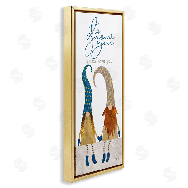 Stupell Industries Marla Rae | To Gnome You Classic Phrase Pun Wall Art