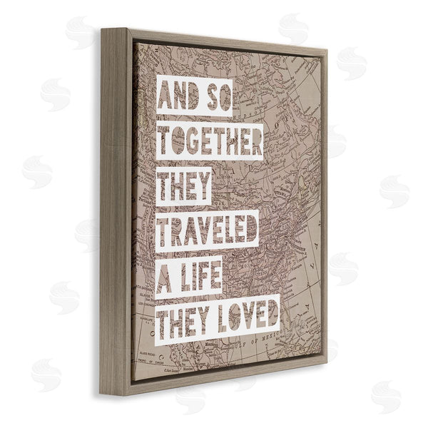 Stupell Industries Marla Rae | Together They Traveled Wall Art