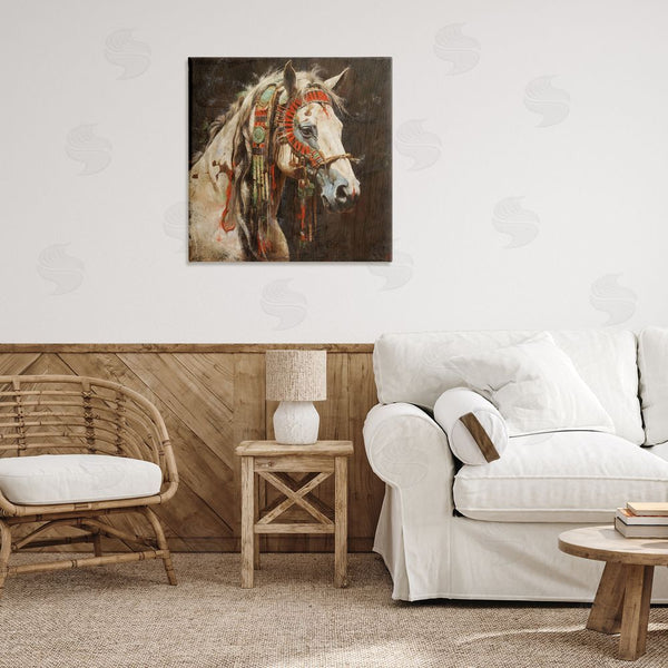Stupell Industries Marta Wiley | Strong Traditional Horse Wall Art