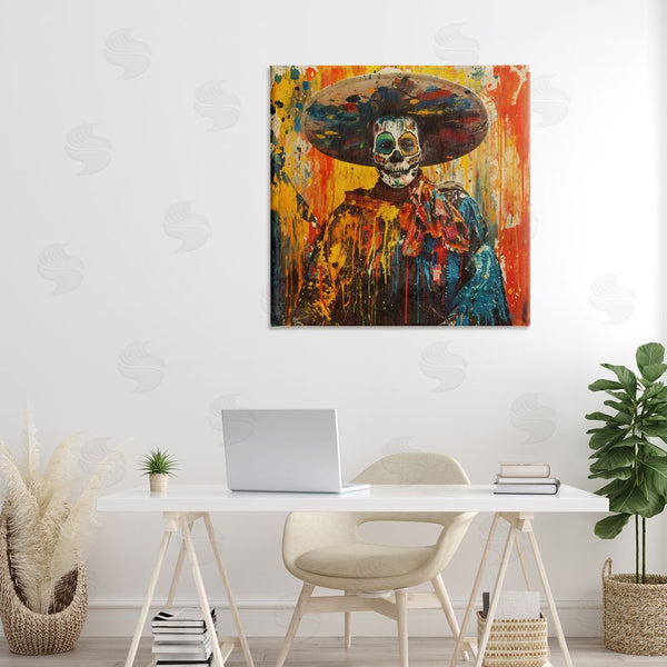 Stupell Industries Marta Wiley | Vibrant Festive Day Of The Dead Wall Art