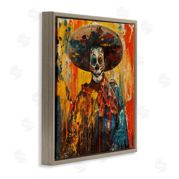 Stupell Industries Marta Wiley | Vibrant Festive Day Of The Dead Wall Art