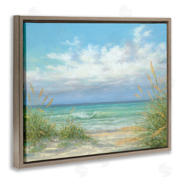 Stupell Industries Martin Figlinski | Sea Shoreline Horizon Scenery Wall Art