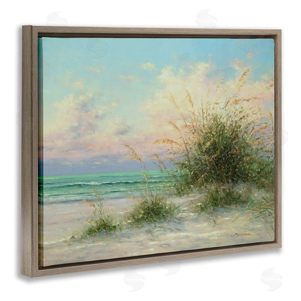 Stupell Industries Martin Figlinski | Summer Beach Grass Sea Waves Wall Art