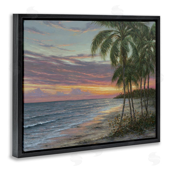 Stupell Industries Martin Figlinski | Summer Beach Palm Trees Wall Art