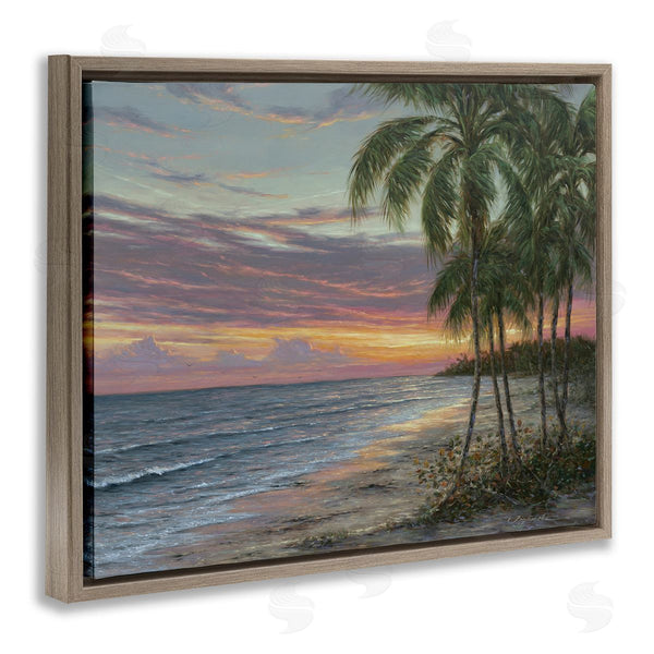 Stupell Industries Martin Figlinski | Summer Beach Palm Trees Wall Art
