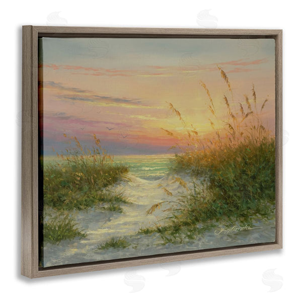 Stupell Industries Martin Figlinski | Sunset Beach Path Reeds Wall Art