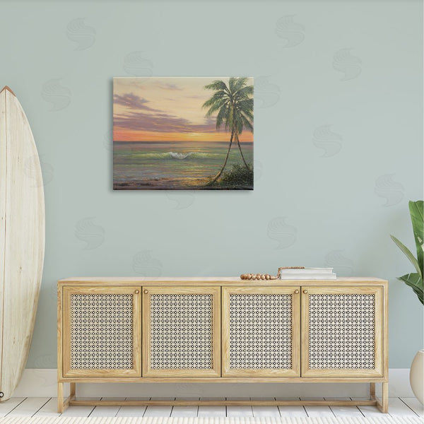 Stupell Industries Martin Figlinski | Tropical Ocean Waves Beach Wall Art