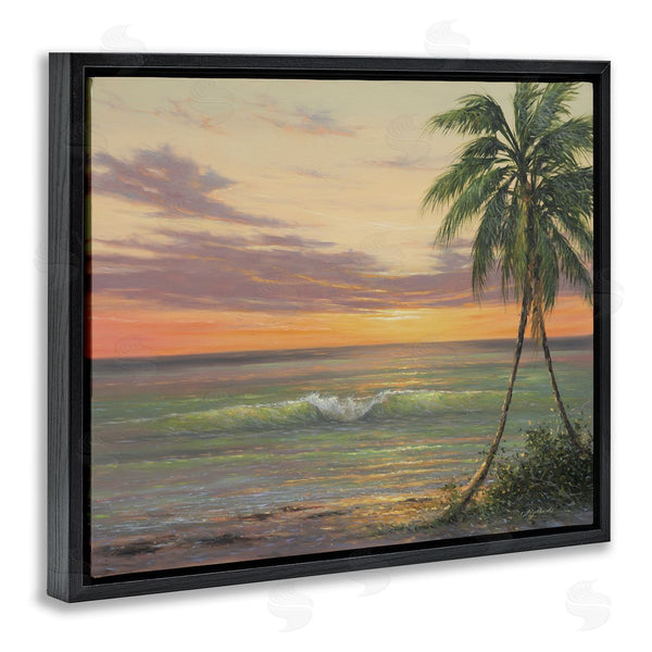 Stupell Industries Martin Figlinski | Tropical Ocean Waves Beach Wall Art