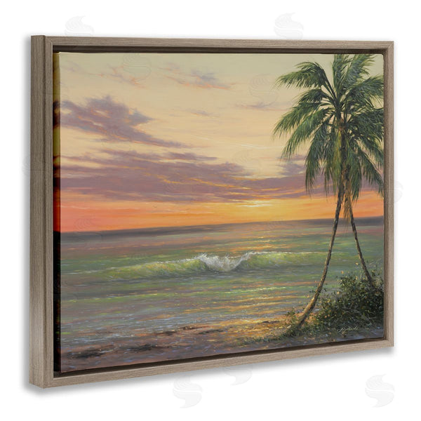 Stupell Industries Martin Figlinski | Tropical Ocean Waves Beach Wall Art