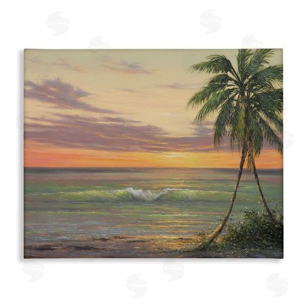 stupell industries Martin Figlinski | Tropical Ocean Waves Beach Wall Art