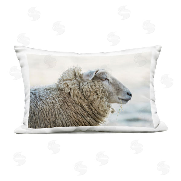 Stupell Industries Martin Podt | Deep Thoughts Sheep Portrait Printed Throw Pillow