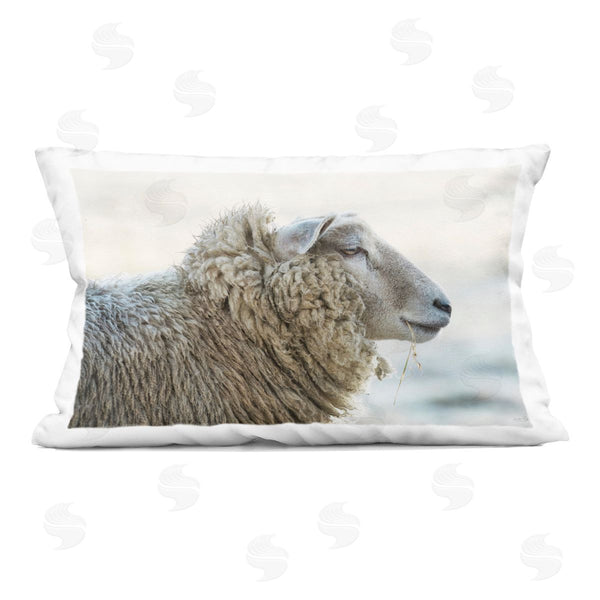 stupell industries Martin Podt | Deep Thoughts Sheep Portrait Printed Throw Pillow