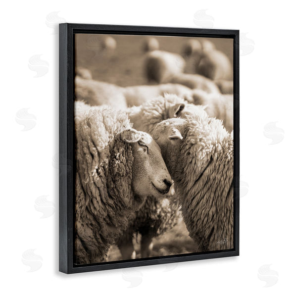 Stupell Industries Martin Podt | Hugging Sheep In Flock Wall Art