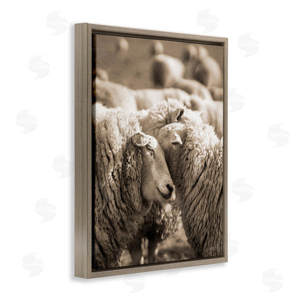 Stupell Industries Martin Podt | Hugging Sheep In Flock Wall Art