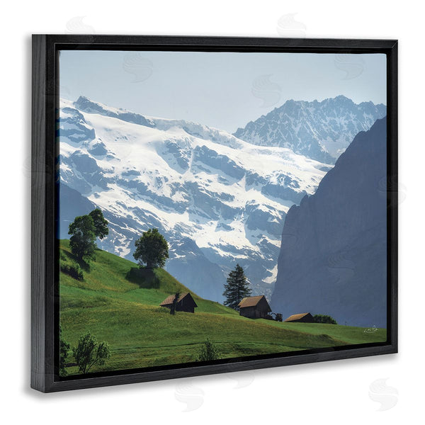 Stupell Industries Martin Podt | Mountain Cottages Landscape Wall Art