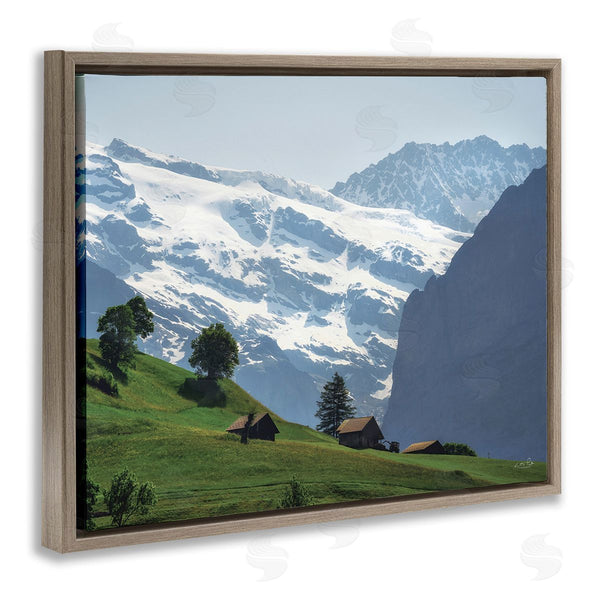 Stupell Industries Martin Podt | Mountain Cottages Landscape Wall Art