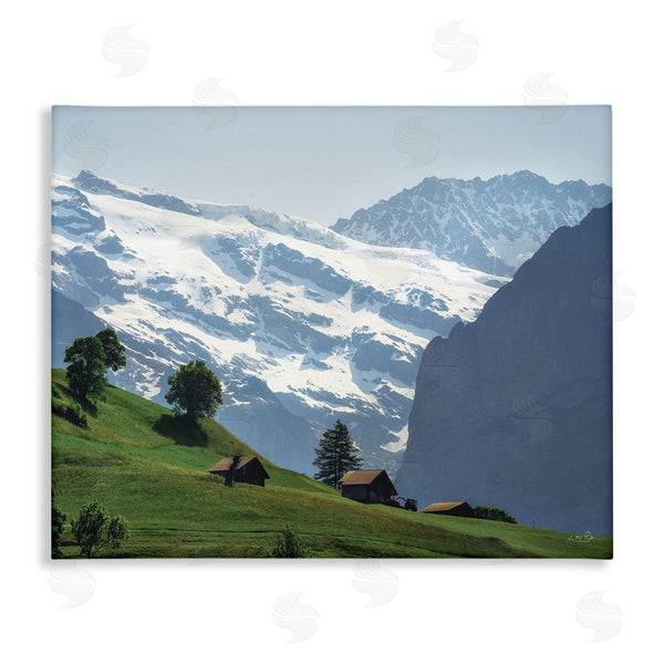 stupell industries Martin Podt | Mountain Cottages Landscape Wall Art