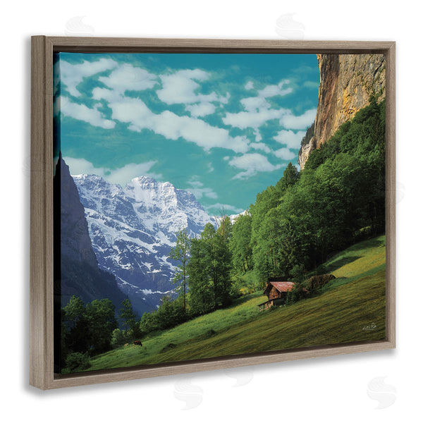 Stupell Industries Martin Podt | Mountain Valley Cottage Wall Art