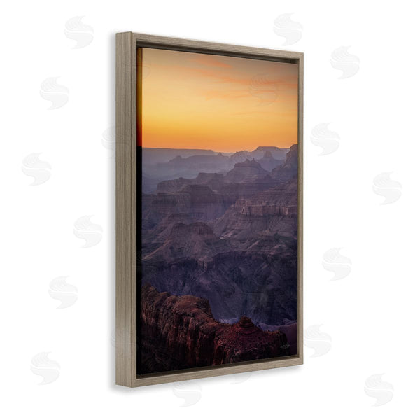 Stupell Industries Martin Podt | Orange Sunset Canyon Wall Art