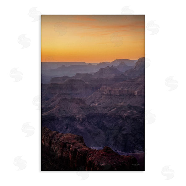stupell industries Martin Podt | Orange Sunset Canyon Wall Art