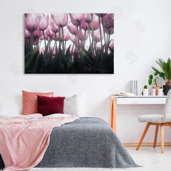Stupell Industries Martin Podt | Uplifting Purple Tulip Field Wall Art
