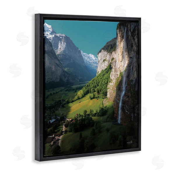 Stupell Industries Martin Podt | Valley Cliffs Grassland Wall Art