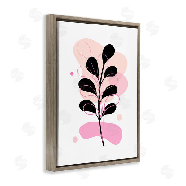 Stupell Industries Martina Pavlova | Abstract Pink Fern Leaf Wall Art