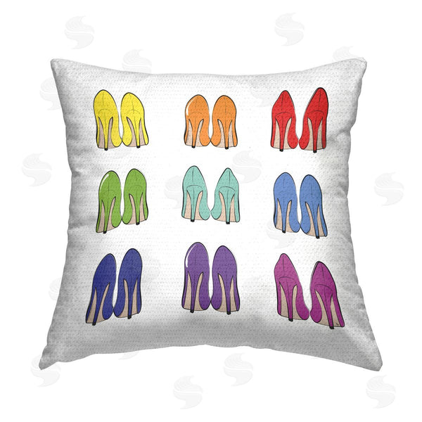 Stupell Industries Martina Pavlova | All About Heels Printed Throw Pillow