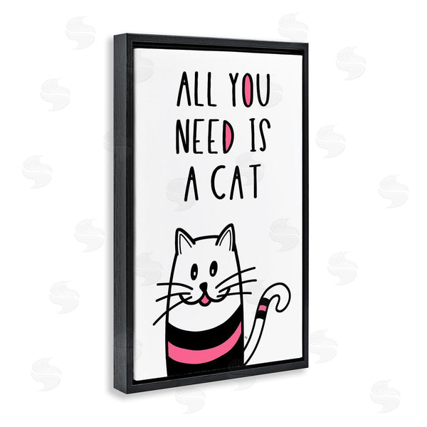 Stupell Industries Martina Pavlova | All You Need Is Cat