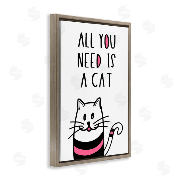 Stupell Industries Martina Pavlova | All You Need Is Cat