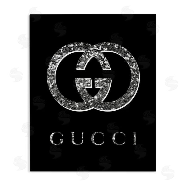 stupell industries Martina Pavlova | Black Glam Fashion Symbol Wall Art